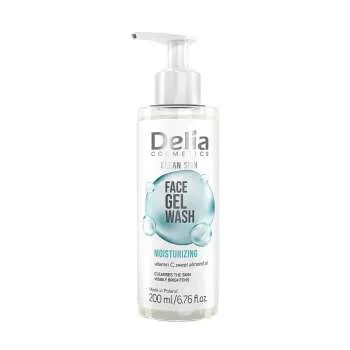 DELIA GEL ZA CISCENJE LICA MOISTURIZING CLEAN SKIN 200ML 