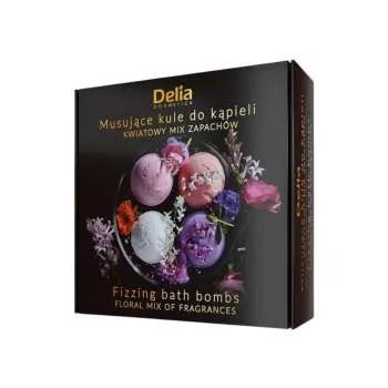 DELIA PJENUŠAVA CVJETNA MIRISNA SO ZA KUPANJE 4*100GR 
