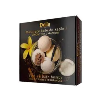DELIA PJENUŠAVA ZIMSKA MIRISNA SO ZA KUPANJE 4*100GR 