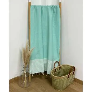LA PLAGE PEŠKIR ZA PLAŽU MIKANDA AQUA 100X200 
