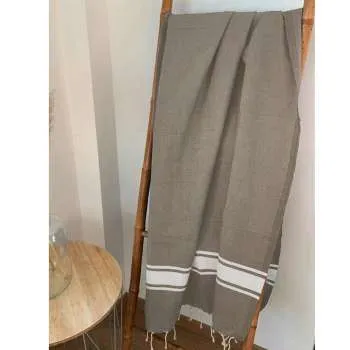 LA PLAGE PEŠKIR ZA PLAŽU KOZO TAUPE 100X200 