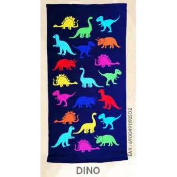 LA PLAGE PEŠKIR ZA PLAŽU MICROFIBRE DINO 
