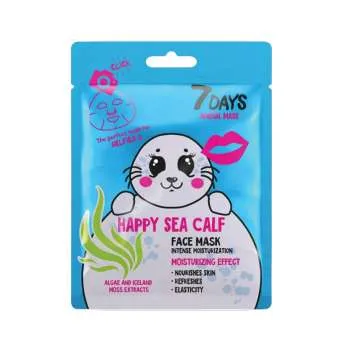 7DAYS ANIMAL MASK HAPPY SEA CALF 