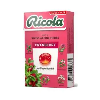 RICOLA BOMBONI CRANBERRY 40G 