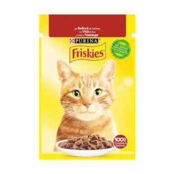 FRISKIES ZA MAČKE U UMAKU SA GOVEDINOM 26X85G 