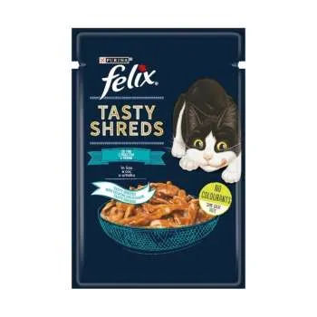 FELIX TASTY SHREDS TUNA 26X80 GR 