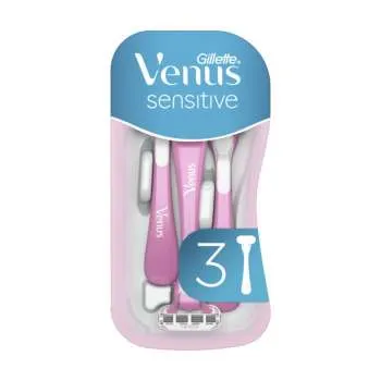 GILLETTE BRIJAC SIMPLY VENUS TREASURE SENSITIVE 3'S BLUE 