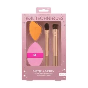 REAL TECHNIQUES SET BRUSH+SPONGE+PUFF 4PCS 