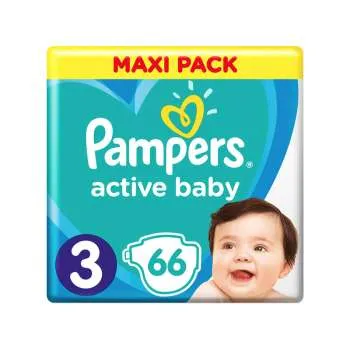 PAMPERS PELENE ACT BABY 3 MIDI VPP 66KOM 