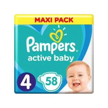 PAMPERS PELENE ACT BABY 4 MAXI VPP 7-14KG 58KOM 