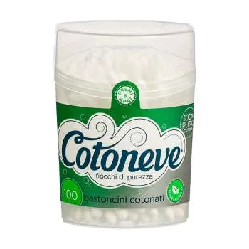 COTONEVE BASTONCINI ŠTAPIĆI ZA UŠI - 100 KOMADA 