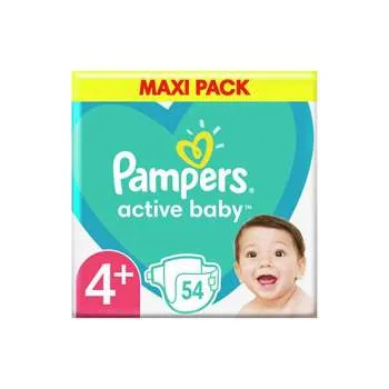 PAMPERS PELENE ACT BABY 4+MAXI PLUS VPP 53PCS 