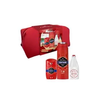 OLD SPICE KOM. X-MASS CAPTAIN TRAVEL BAG (STICK 50ML+SG 250ML+ASL 100ML) 