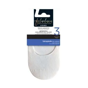 CAR.FILODORO SALVAPIEDE COTONE F115539FI 3P BIANCO 43/46 