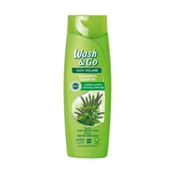 WASH&GO SAM. MASNA KOSA-BILJKE 360ML 