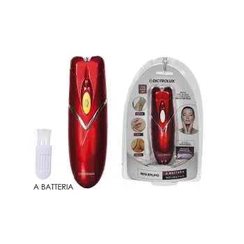 DICTROLUX MINI EPILATOR CRVENI A BATERIJA 
