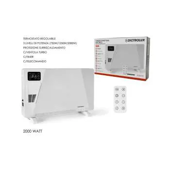 DICTROLUX RADIJATOR SA DALJINSKIM UPRAVLJAČEM 2000W 
