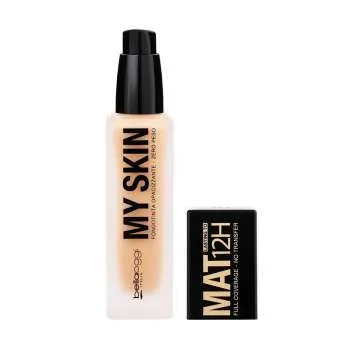 BELLA TECNI PUDER MY SKIN MAT 12H COOL NUDE 001 