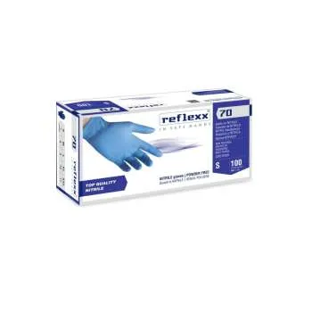 RUKAVICE R70/XL NITRIL PLAVA 100/1 