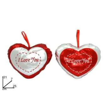 IGRAČKA  PLIS SRCE I LOVE YOU 25CM 