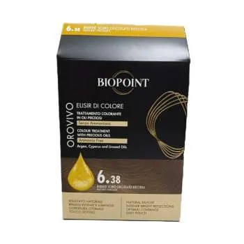 BIOPOINT OROVIVO FARBA ZA KOSU 6.38 
