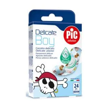 FLASTER DELICATE BOY 24 SORTNO-ANTIBAKTERIJSKI 