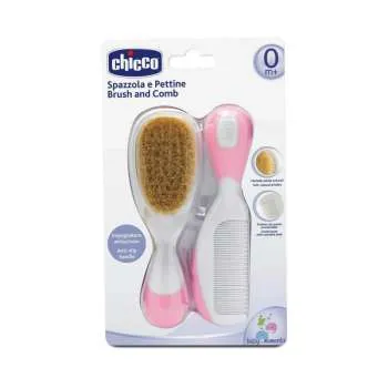 CHICCO ČETKA I ČEŠALJ ROZI 0M+ 