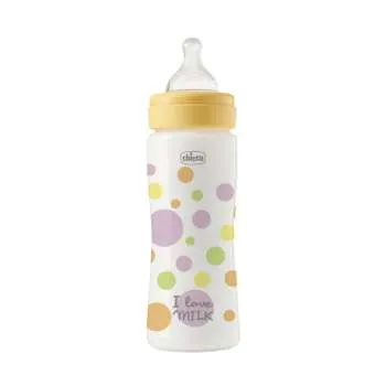 CHICCO FLAŠICA PERFECT EASY 330 ML SILIKON ŽUTA 