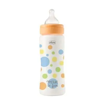CHICCO FLAŠICA PERFECT EASY 330 ML SILIKON NARANDŽASTA 