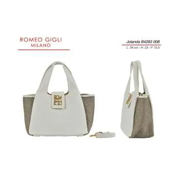 JOLANDA TORBA Z. RG MILANO B4293 BIANCO 