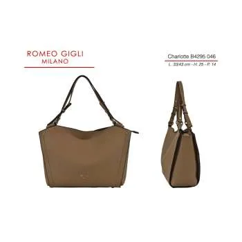 CHARLOTTE TORBA Z. RG MILANO B4295 TABACCO 