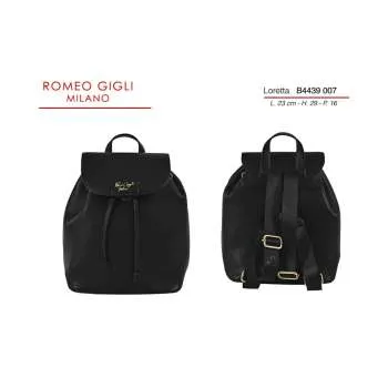 LORETTA ZAINO DONNA RG MILANO B4439 NERO 