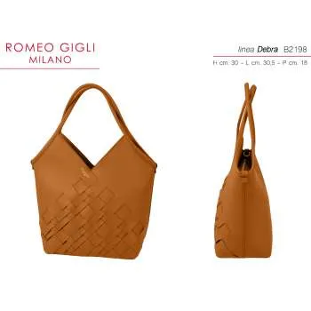 TORBA Z. DEBRA CUOIO RG MILANO 