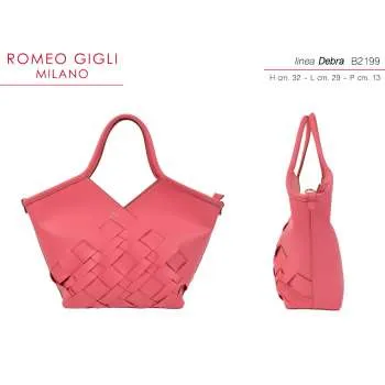 TORBA DEBRA FUXIA DONNA ROMEO GIGLI MILANO 