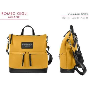 TORBA Z. LAURIE GIALLO/NERO RG MILANO 