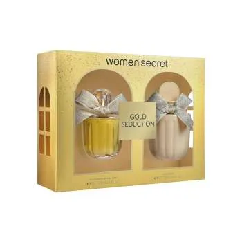 WOMEN SECRET GOLD SEDUCTION GIFT SET EDP 100ML + BODY LOTION 200ML 