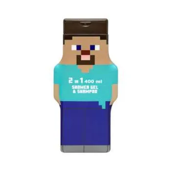GEL ZA TUŠIRANJE MINECRAFT + SAMPON 2D 400ML. 