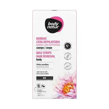 BODY NATUR TRAKE ZA DEPILACIJU TIJELA ZA OSJETLJIVU KOŽU LOTUS FLOWER 