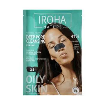 IROHA DETOX TRAKE ZA PORE NA NOSU CHARCOAL 5 TRETMANA 