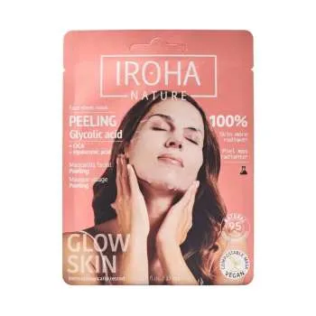 IROHA TISSUE MASKA ZA LICE GLYCOLIC ACID GLOW PEELING 