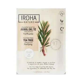 IROHA TISSUE MASKA ZA LICE 97% NATURAL TEA TREE PURIFYING 