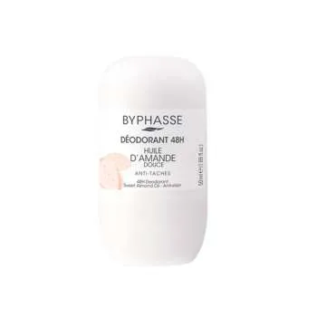 BYPHAS. ROLL ON 24H SWEET ALMOND OIL 50ML 