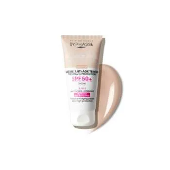 BYPHAS. KREMA ZA LICE TONIRANA MEDIUM ANTI-AGE SPF 50+ 50ML 