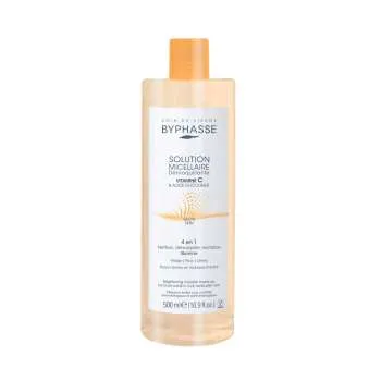 BYPHASSE MICELARNA VODA SOLUTION VITAMIN C &GLYCOLIC ACID 500ML 