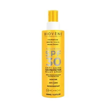 BIOVENE HYALURONIC SPF 30 ANTI AGING SUN PROTECTION MILK SPRAY  ORGANIC COCONUT 