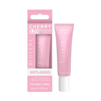 BIOVENE LIP CARE 0.5% RETINOL LIP MASK CHERRY ANTI AGING LIP TRETMENT 