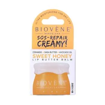 BIOVENE LIP BUTTER BALM SOS -REPAIR ULTRA MOISTURIZING HONEY+CERAMIDE 