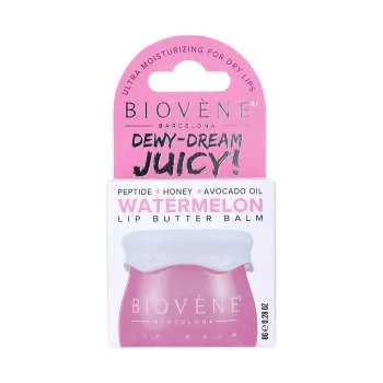 BIOVENE LIP BUTTER BALM DEWY- DREAM ULTRA MOISTURIZING FOR DRY &CHAPPED LIPS WATERMELON+PEPTIDE 