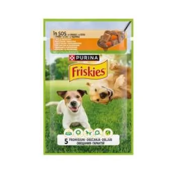 FRISKIES ADULT DOG CIG CHKN&CRT 26X85G 