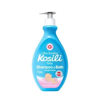 KOSILI ALL NATURAL SAMPON&KUPKA 2U1 SA PUMPICOM PLAVA- 400ML 